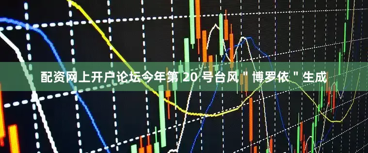 配资网上开户论坛今年第 20 号台风＂博罗依＂生成